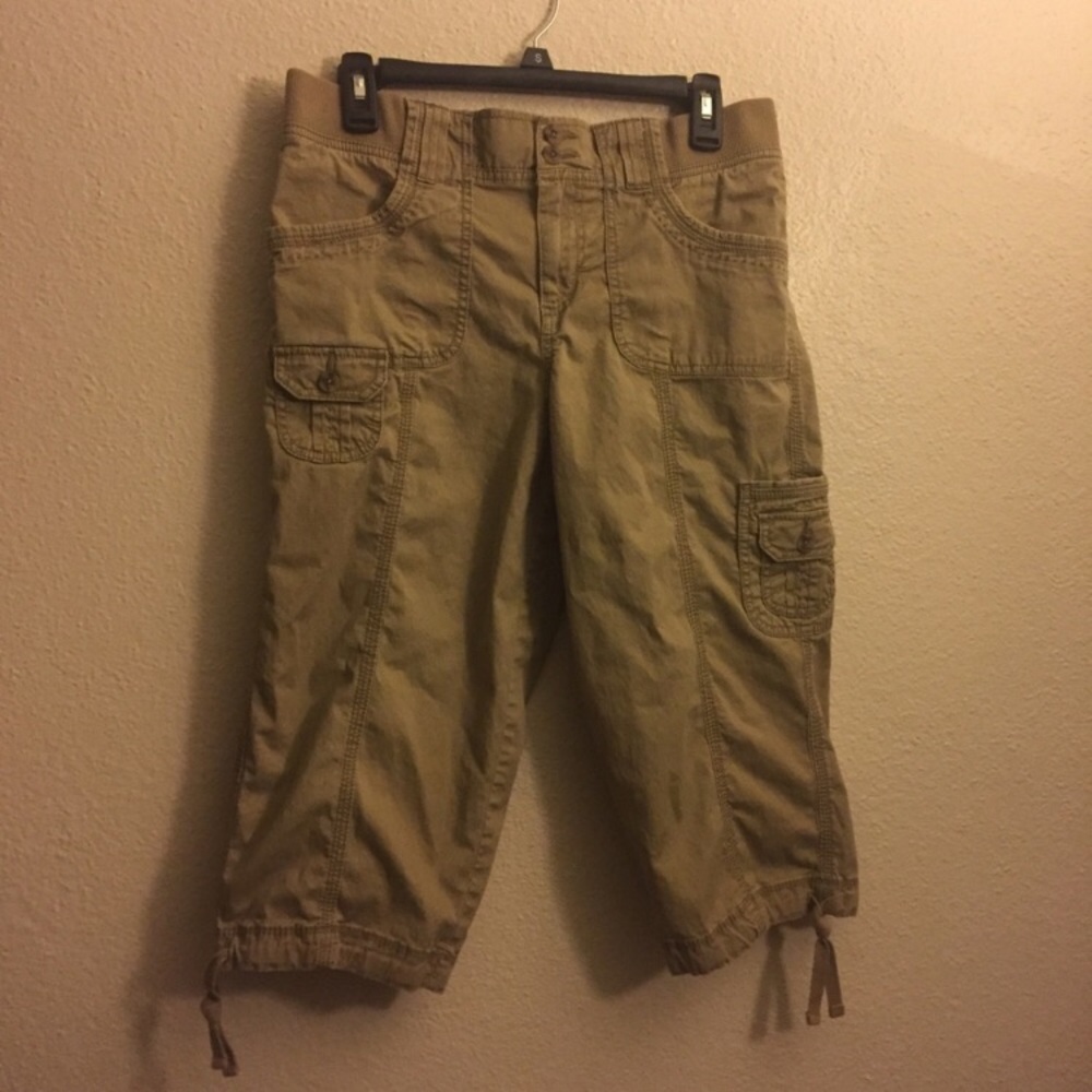 Sonoma Life + Style Modern Fit Capris Tan